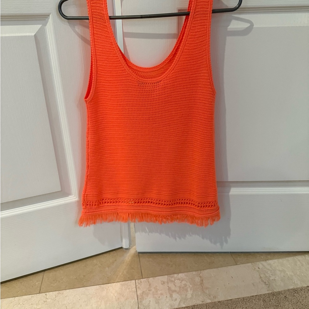 Lilly Pulitzer Vibrant Orange Tank Top